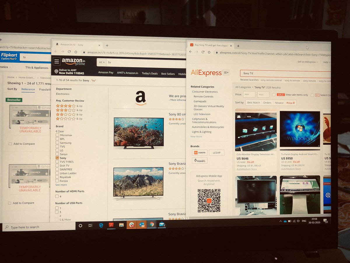 Amit__Kaul's tweet photo. #Amozon.in, # flipkart and all other major #onlinestores are closed but shocked why #Aliexpreess still working 🤓 https://t.co/R6rH1bTqPj