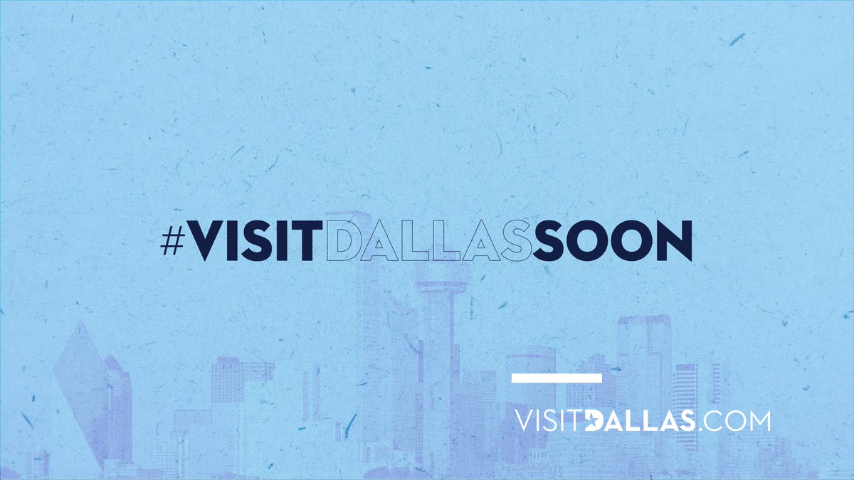 visit_dallas's tweet photo. Dallas is still here for you. While we're eager to invite you back to explore the boutiques in our neighborhoods, sip margaritas on patios with friends or play with your kids in Klyde Warren Park, we encourage everyone to stay home. You can #VisitDallasSoon. Stay safe, y'all.💙 https://t.co/eQ9GNairpg