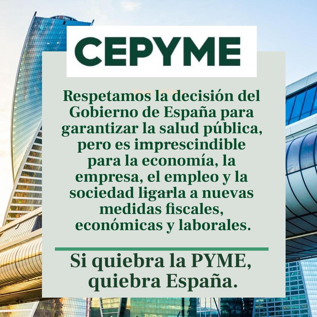 Si quiebra la #PYME quiebra #España 

Vía <a href="/cepyme_/">CEPYME</a> <a href="/CepymeNews/">CepymeNews</a> #pymes #pyme #empresas #Covid_19 #crisiscoronavirus #medidaspymes