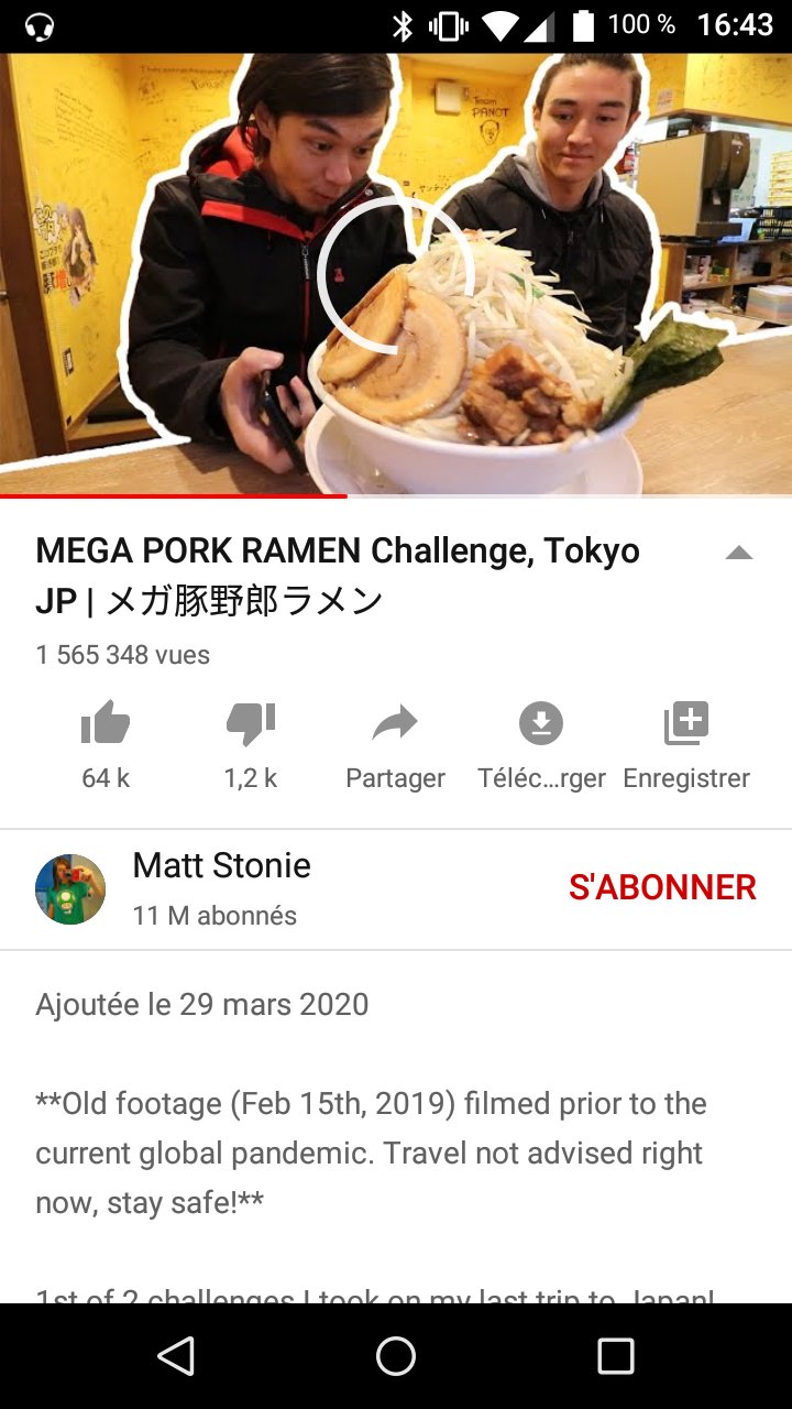 fugtighed Maryanne Jones tilbagemeldinger Matt Stonie on Twitter: "Took over a year, but finally got the video up!  Mega Pork Ramen Challenge in Tokyo! #メガ豚ラメン #Ramen #FoodChallenge  https://t.co/6hjGilSjt2" / Twitter
