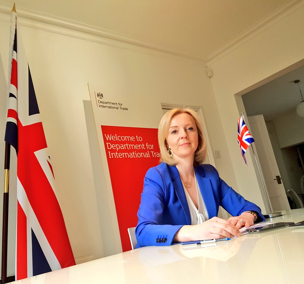 trussliz's tweet photo. At today’s #G20 Trade Ministers’ meeting I called for leaders to:
👉 remove barriers and tariffs on essential medical supplies 
👉 facilitate electronic trading
👉 ensure rapid recovery post-crisis by increasing trade and investment

#G20VirtualSummit #tradeministers https://t.co/eG26GorM8L