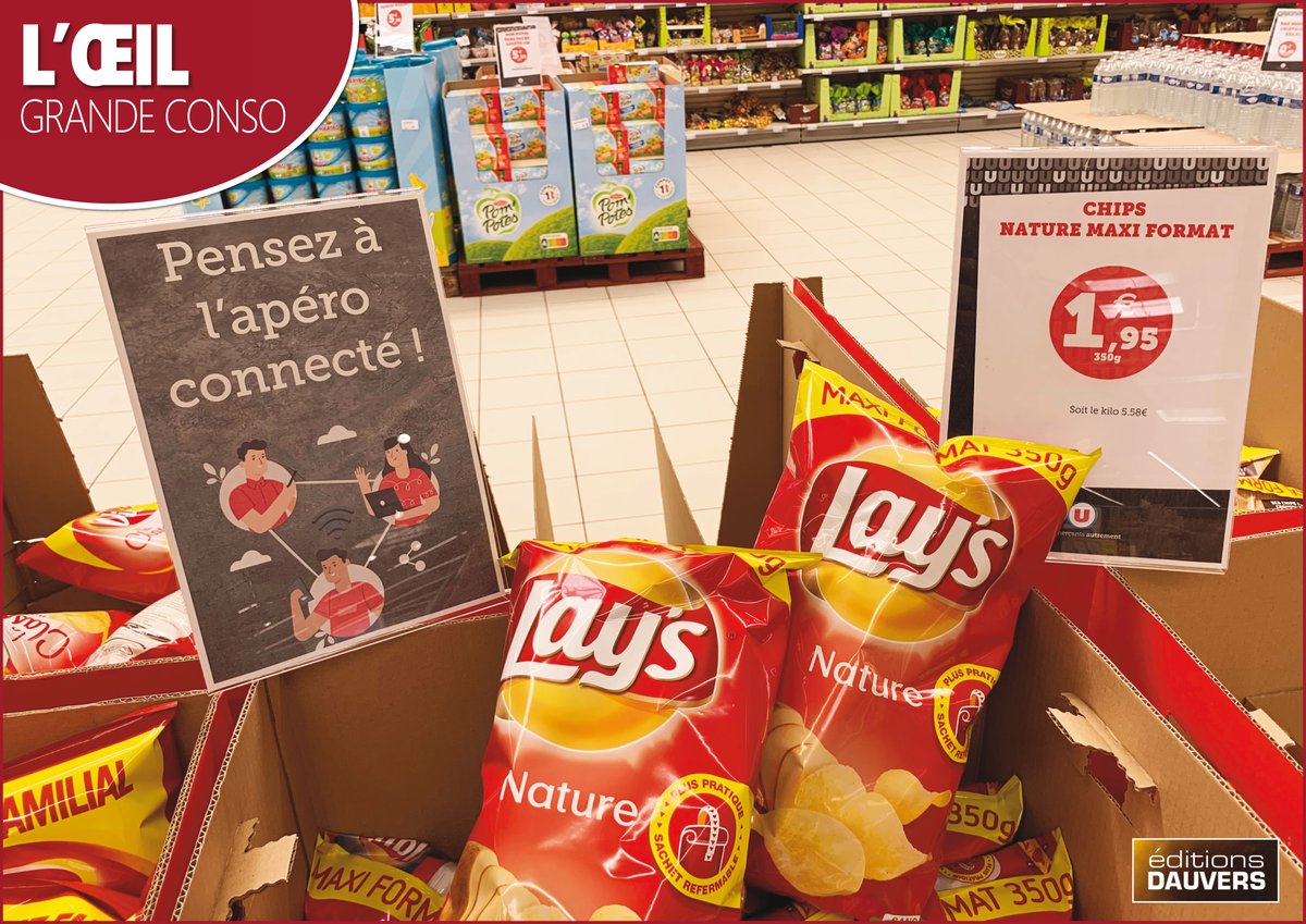 Parce que c'est bientôt l'heure... (et parce qu'il faut aussi soutenir les ventes de produits apéro)... #LOEILGRANDECONSO