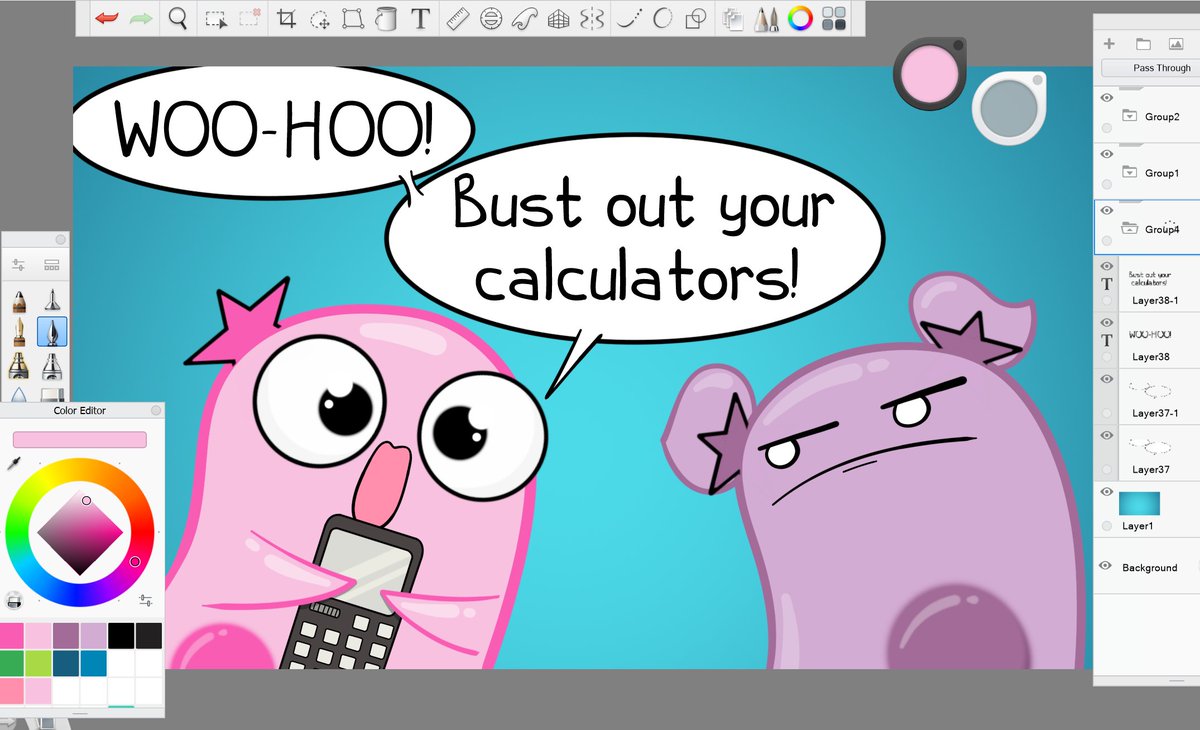 We're almost done with our #AmoebaSisters Hardy Weinberg Equilibrium video, which will demonstrate how we sometimes get to use math in biology! Some are more excited than others...