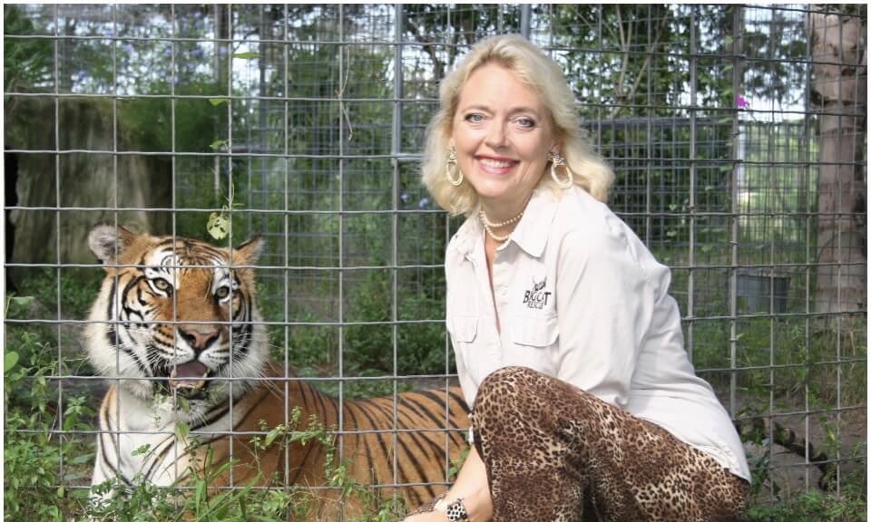 PettyOkino's tweet photo. Carole Baskin 100% has the energy of an SEC gymnastics coach https://t.co/QuSSHQxoAH