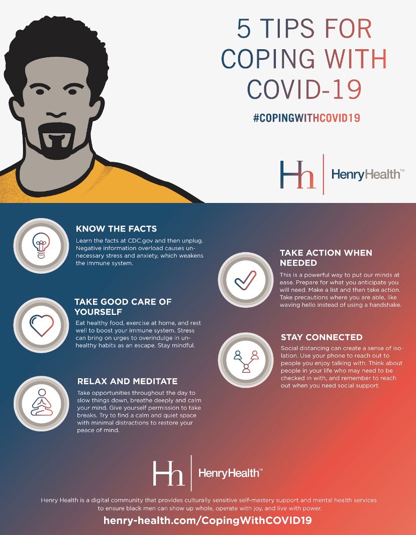 hellobackpack_'s tweet photo. What steps are you taking to remain healthy during this stressful time? Taking small, yet intentional steps to take care of yourself, can aid in boosting your immune system. Be mindful. #CopingWithCOVID19 #ReclaimOurStrength #TenMoreYears #HenryHealth #TakeGoodCareOfYourself https://t.co/HmHXa8GYFh
