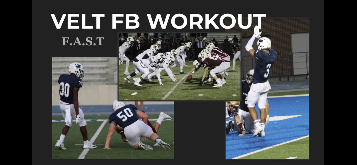 RoughriderFBALL's tweet photo. Week 2 of #OutworkTheVirus! Get outside. Keep chasing a goal. Continue to communicate with teammates. Check HUDL for workout plans. WIN mentally first. #RIDERedge https://t.co/wEQqARXubD