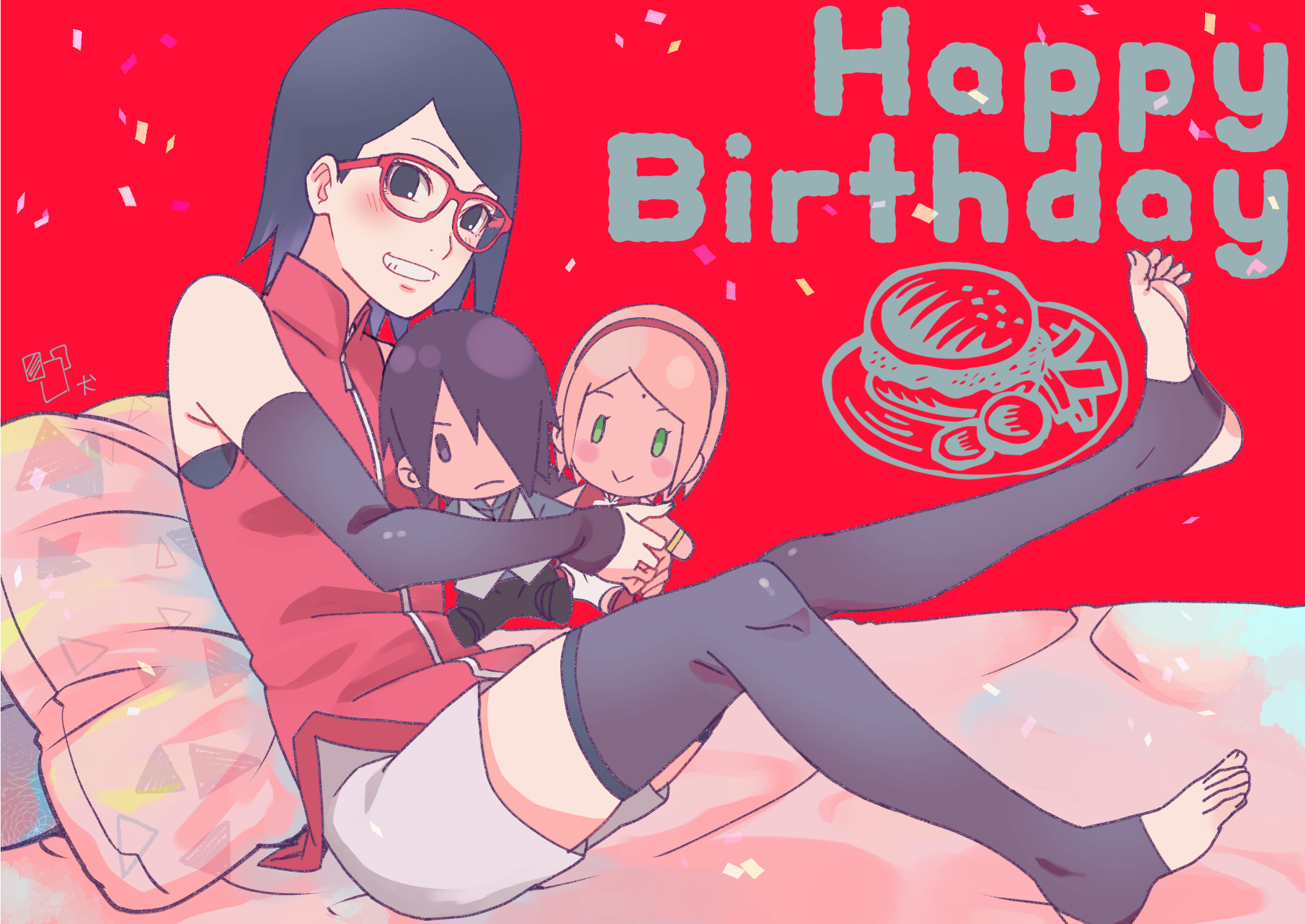 Uchiha Princess #uchihasarada #saradauchiha #sarada #uchiha #fanart