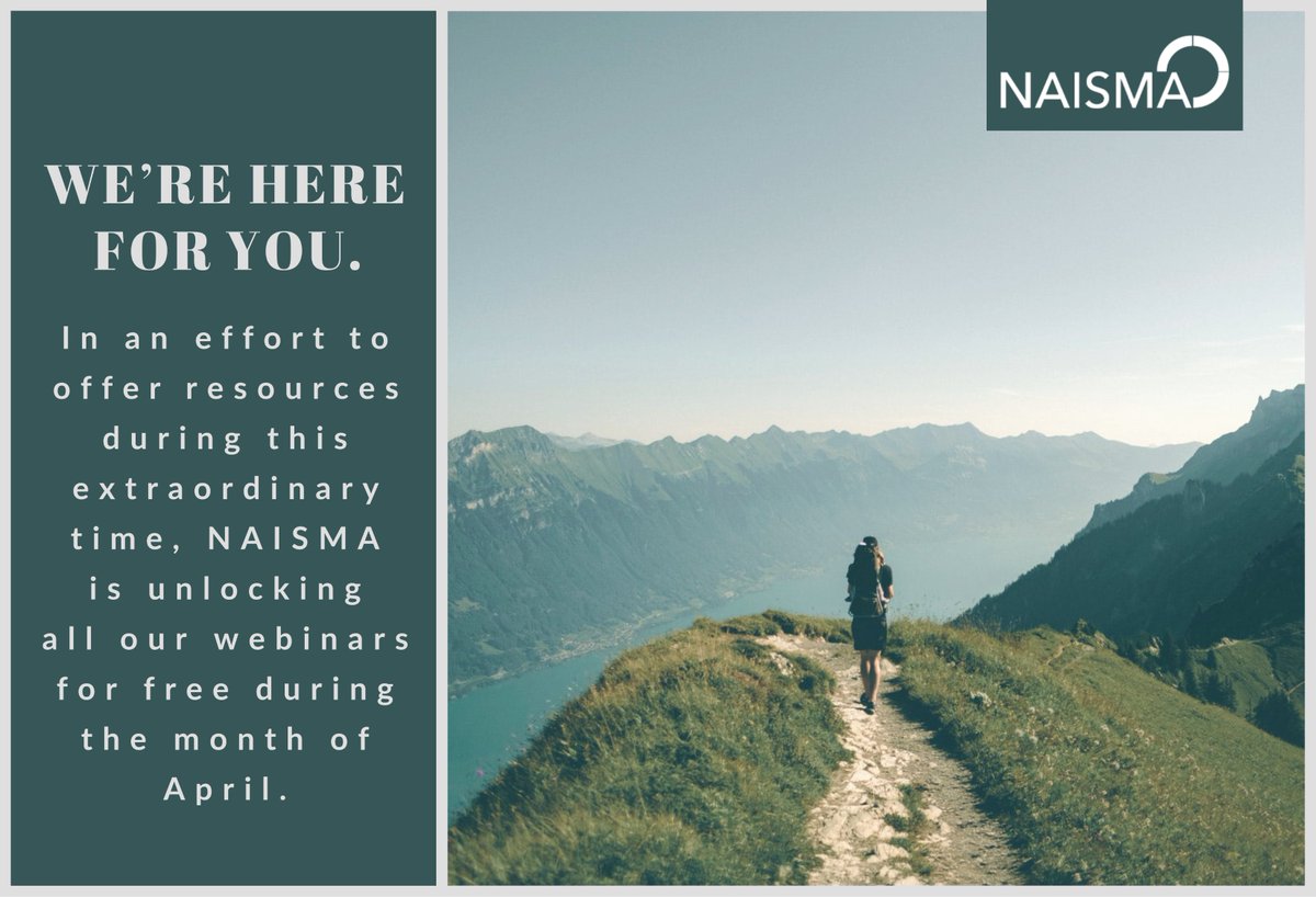 All this month, NAISMA is offering more than 20 hours of webinars for free. If you're passionate about protecting our natural heritage and you'd like to support NAISMA's mission to prevent and manage the spread of invasive species, please join us! hubs.ly/H0n_by50