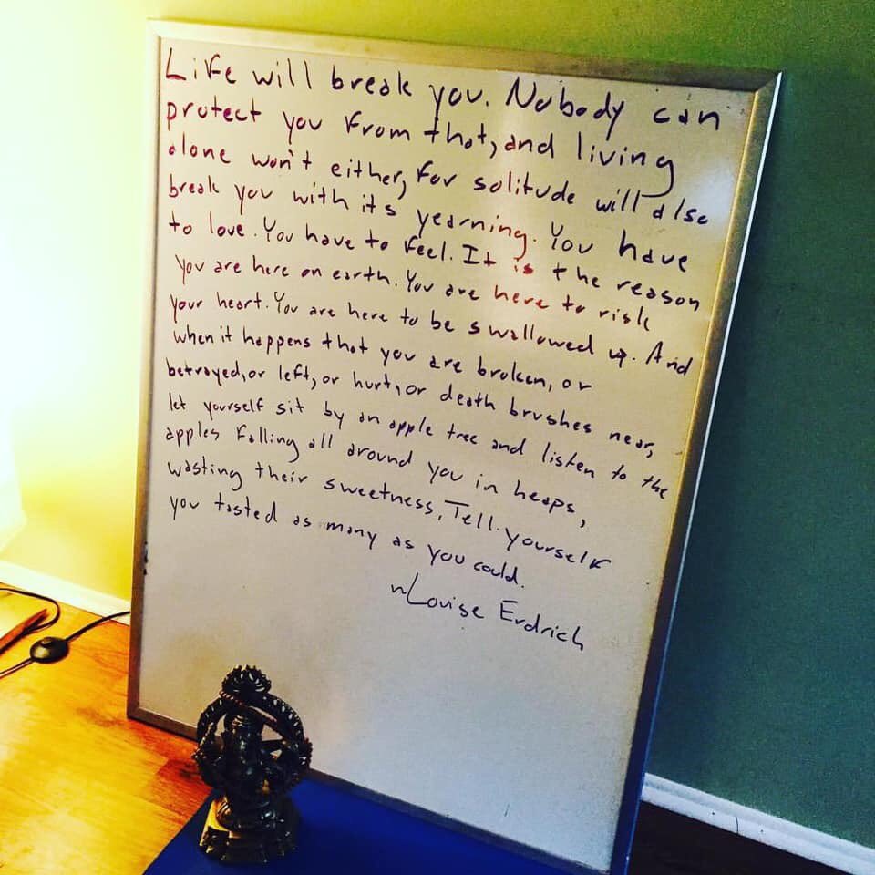KaityBel's tweet photo. I’m needing a mental shift from “I need to do more” to “I am enough.” 

For anyone else needing to hear this: You are enough ❤️

Photo by @tanyaboigenzahn @DevanadiYoga 🙏🏽 https://t.co/75lb4gKaGV