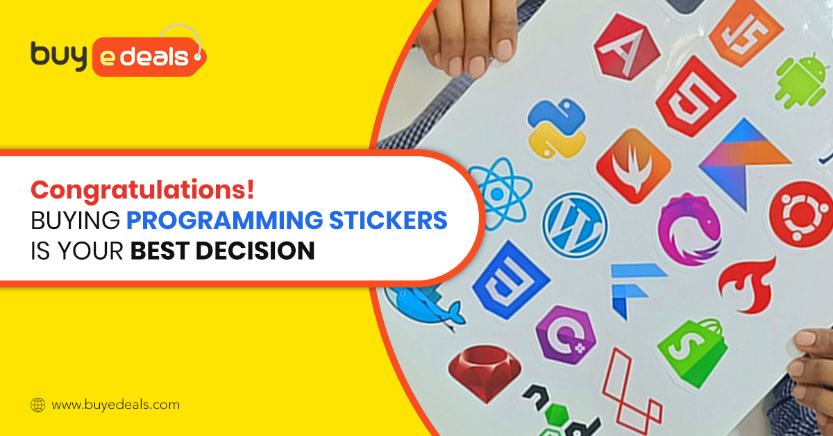 Buyedeal's tweet photo. Hurray!🙌
We see many are buying #Buyedeals Programming Stickers… but have you?
#Programmingstickers #Corporatesticker #Mobilecovers #Programming #iOS #Developers #Android #Javascript #Developerstickers #Nodejs #Java #CSS #HTML #Coders #SQL #Laravel #Wordpress #Swift #Python https://t.co/wbLwPFZ2ks