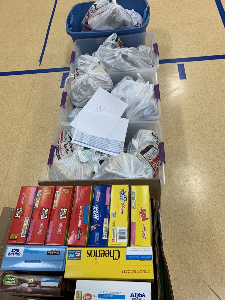 Brad Grayvold on Twitter "BonduelBears 8 buses with meals loaded on