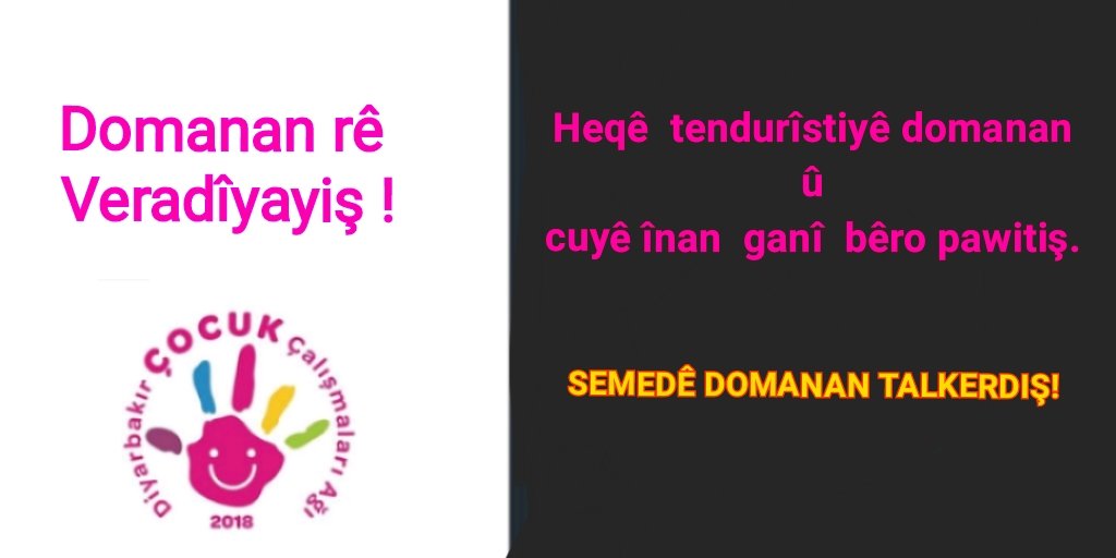 CocukAgi's tweet photo. Domanan rê veradîyayiş!
#ÇocuklaraTahliye
#ReleaseForChildren
@GSCDL @IJJOjustice @CRINwire @tdhjustice @cedricfoussard @GPtoEndViolence @UN_SPExperts @UNHumanRights @CommissionerHR @unicefturk @gergerliogluof @FrontLineHRD @SaveChildrenTR @adalet_bakanlik https://t.co/SWaWa1bs4h