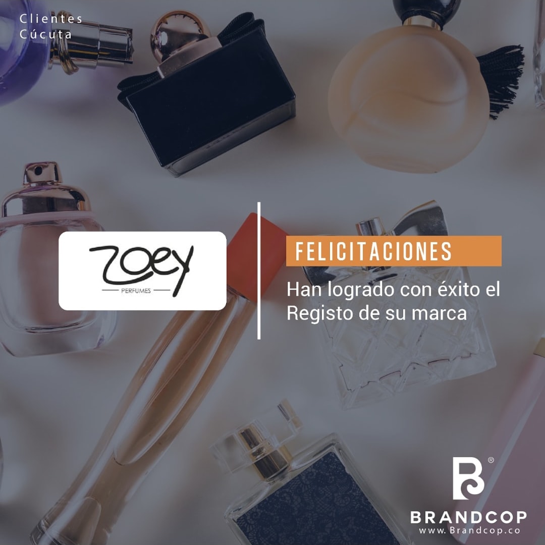 brandcop_co's tweet photo. ¡Felicitamos a @Zoeyparfums por el registro de su marca!🧴
Sus objetivos son nuestra misión más importante, en Brandcop trabajamos por sus sueños, contáctenos📬
#Brandcop #Marcas #Cucuta #NortedeSantander #Registrodemarca #Empresas #Logros #BrandcopContigo #MarcasColombianas https://t.co/iC5uHtoOYG
