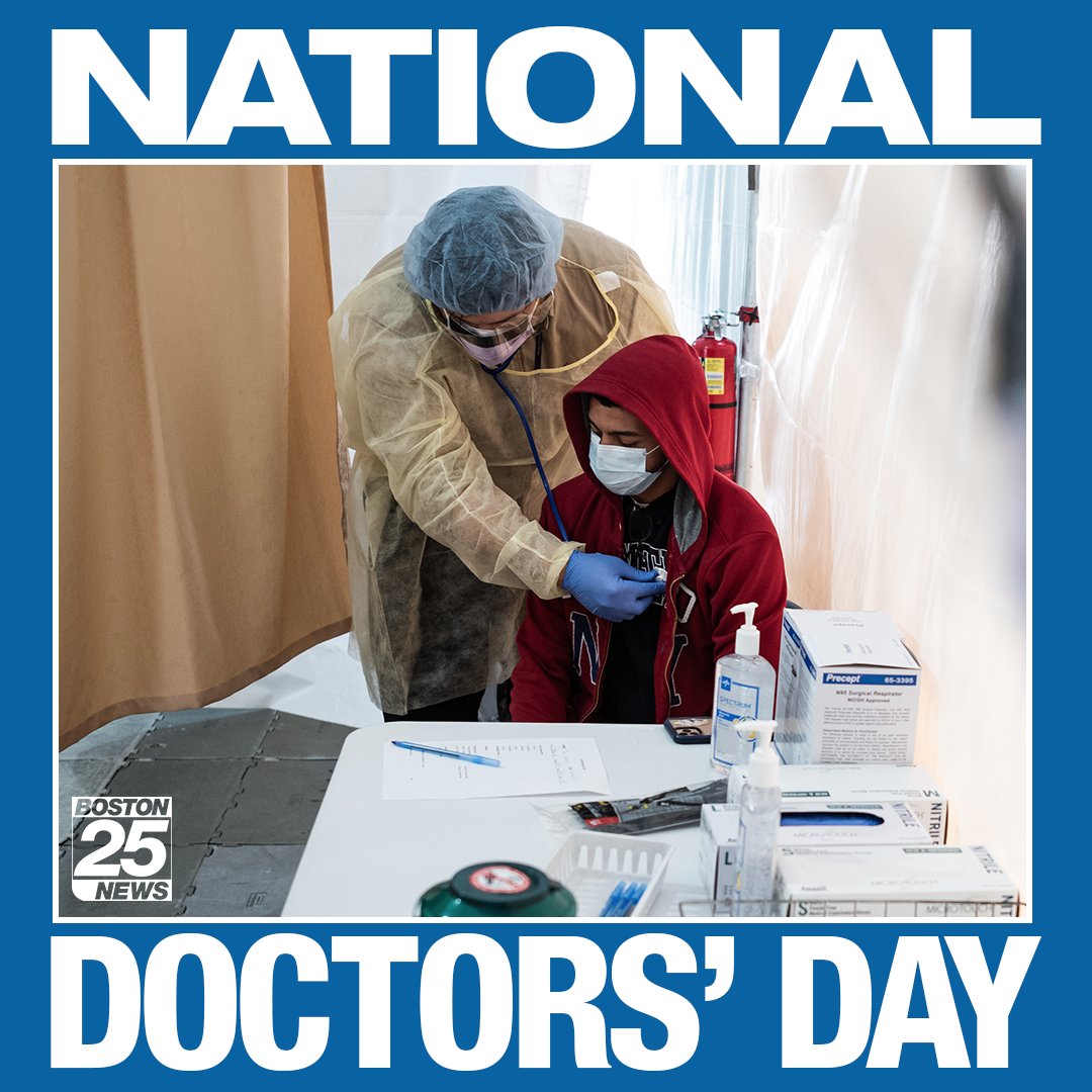 JulianneLimaTV's tweet photo. Now more than ever, thank you 💙.

Let's all take a moment today on National Doctors' Day to thank the brave men and women who risk their lives and their health to care for us day in and day out!

#NationalDoctorsDay #Boston25 https://t.co/vG1JMNPPhs