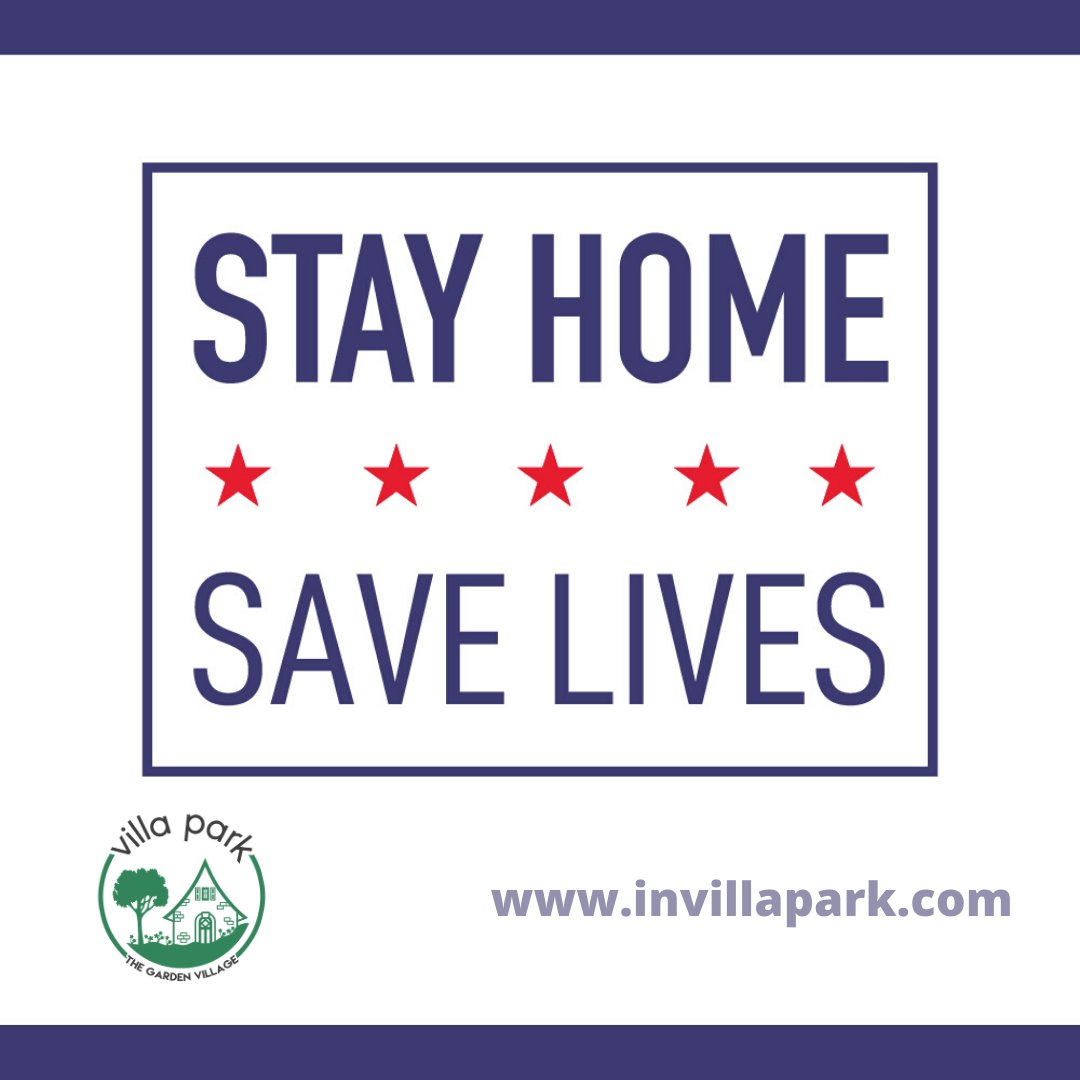 villapark_il's tweet photo. We are standing with Chicago in urging our residents to remain compliant with the Stay at Home order. 

Stay Home. Save Lives.

#stayhomesavelives https://t.co/udA4ulUbSK