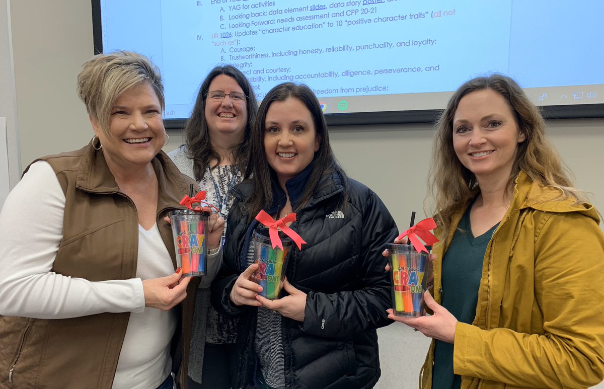 Missing my counselor friends! Thankful for our Zoom meetings to share ideas and check in! Here’s some fun pictures from our last counselor meeting, where we celebrated our counselors receiving Crest awards and being nominated as their staff teacher of the year! <a href="/misd_counseling/">MISD Counseling Dept</a>