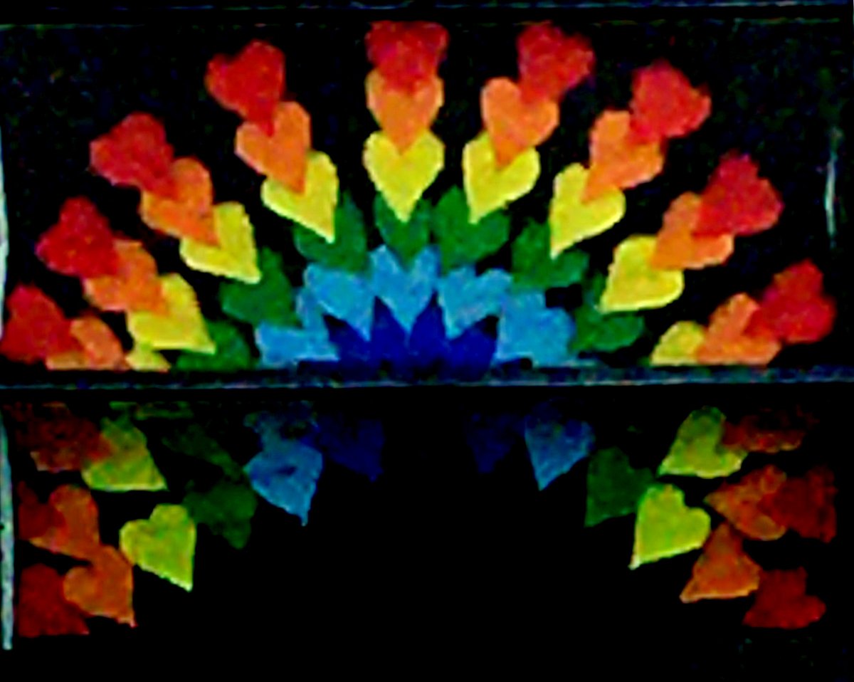 Outwood_Valley's tweet photo. Our own rainbow in the window of OAV to help brighten up someone’s day. #rainbowsofhope #rainbowwindow  #StaySafe  #BePositive #ThankYouNHS #hope #outwoodfamily https://t.co/gTYro8z6xG