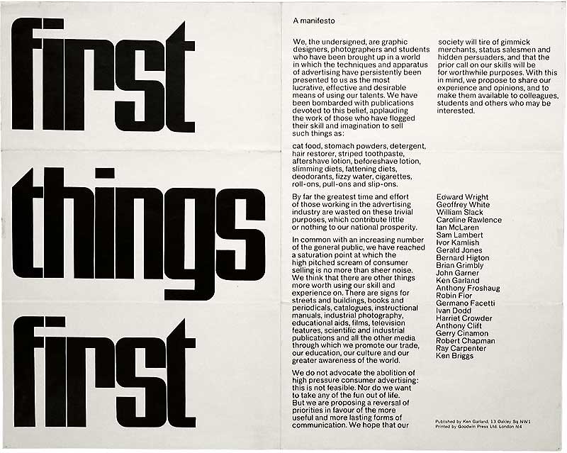 eyemagazine's tweet photo. From the #EyeArchive, Andrew Howard’s #Eye13 #essay, ‘There is such a thing as society’ (1994), text in full, https://t.co/lOPqFc5Ytc
It is time to think again about design’s social function and the way it is determined by our #culture. #FTF1964 #FTF2000 #ethics #designcriticism https://t.co/qePSoS1VTe