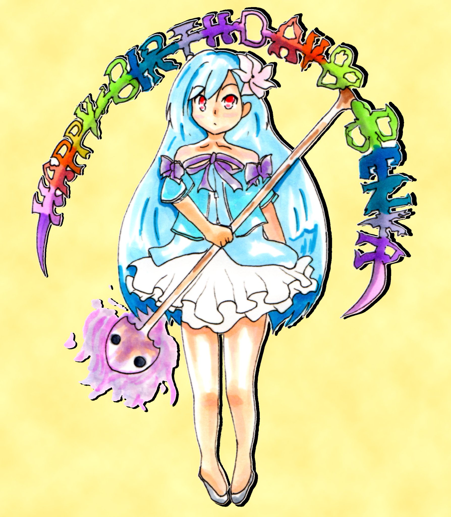 クアン エルフィンタ ベンヤ誕生日おめでとう W 誕生日絵は初めて描いた 今日は誕生日記念撮影会あるから楽しみ Talesweaver ベンヤ