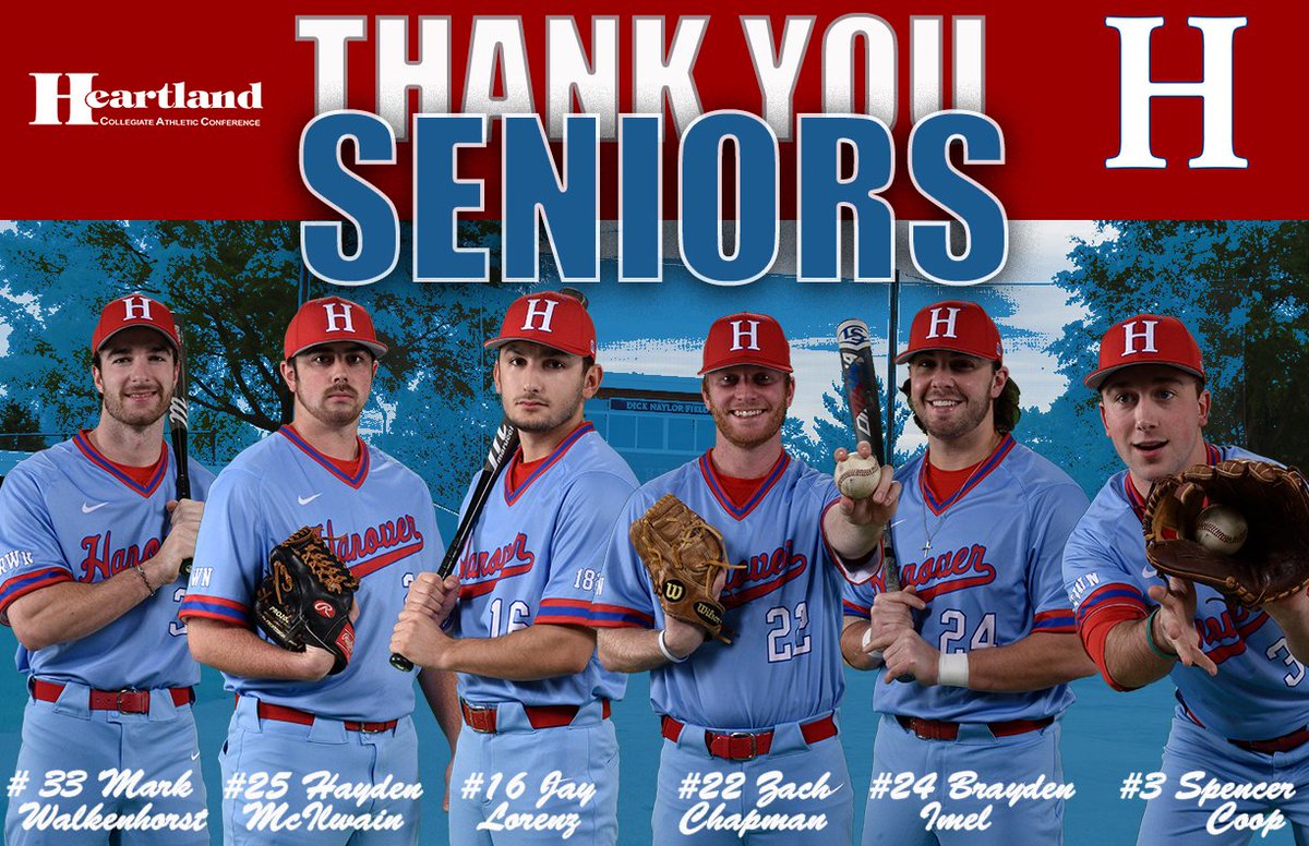 HCACDIII's tweet photo. HCAC Senior Spotlight | Hanover Baseball

#ThankYouSeniors for the legacy you left. @HanoverPanthers and the HCAC recognize your careers. 
https://t.co/EjRsJqDZWp

#TheHeartOfD3 #D3BB #WhyD3 https://t.co/X8mpuR892m