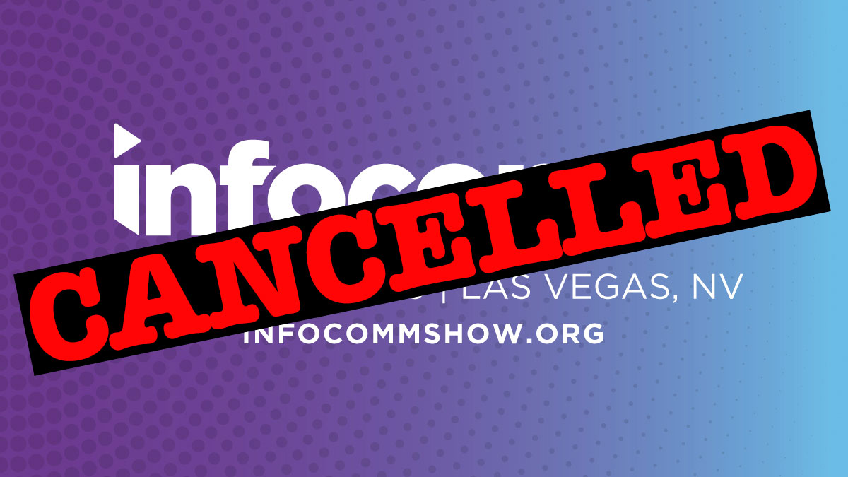 ProSoundNews's tweet image. . @AVIXA has pulled the plug on #Infocomm2020, citing the impact of the COVID-19 pandemic.
prosoundnetwork.com/business/infoc… 

#proaudio #proav #installation