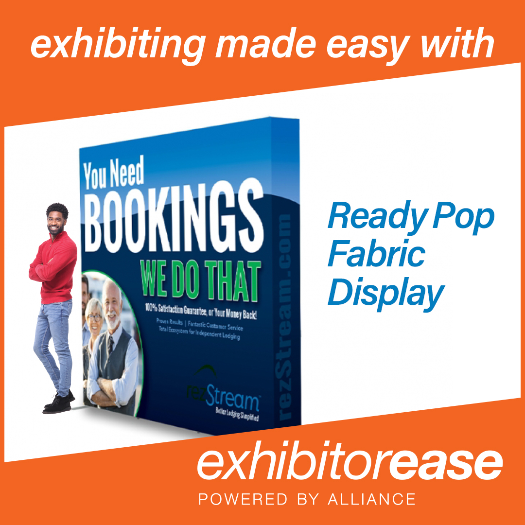 2 minutes from bag to booth!

Set up a functional display for special events or in-office promotions with our ultra lightweight 8ft pop-up fabric display.  #ExhibitorEase #tradeshowdisplay » bit.ly/2I6cvXe