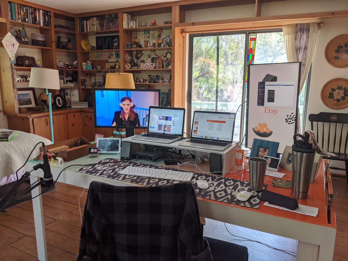 Abby_the_IA's tweet photo. @muppetaphrodite @advancingresrch Hi from my home setup! https://t.co/ml8eNK9E3W