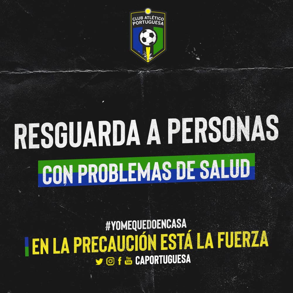 CAPortuguesa's tweet photo. ¡PRONTO VOLVEREMOS! 💚💙

➡️ Mientras tanto es necesario mantener la calma.

#FuerzaAtletica | #FelizLunes | #30Mar https://t.co/FSxtjbGfLb