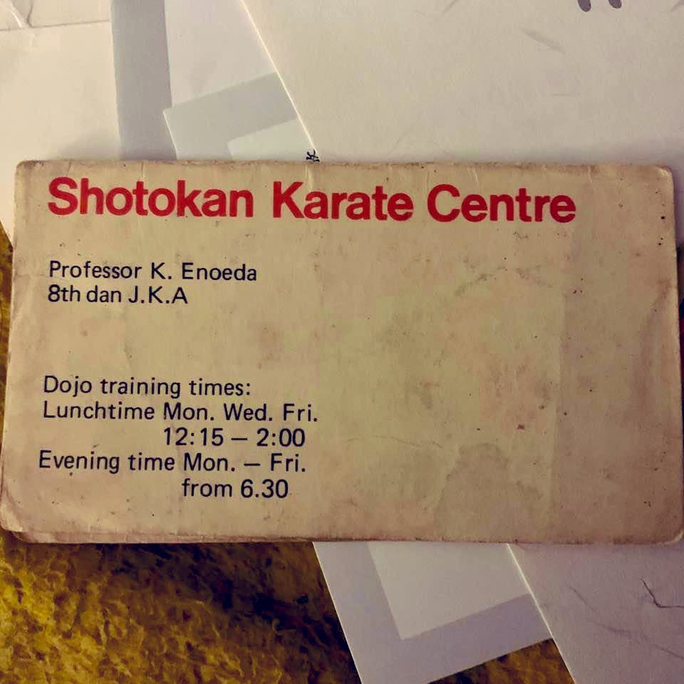 MarshallStrDojo's tweet photo. One from the treasure trove: 

🥋 Sensei Craig Raye’s Dojo membership for Marshall Street
⛩ Sensei Enoeda’s business cards 

Remembering Sensei Keinosuke Enoeda (04/07/35 - 29/03/03)

#Karate #Shotokan https://t.co/slECtxduDN