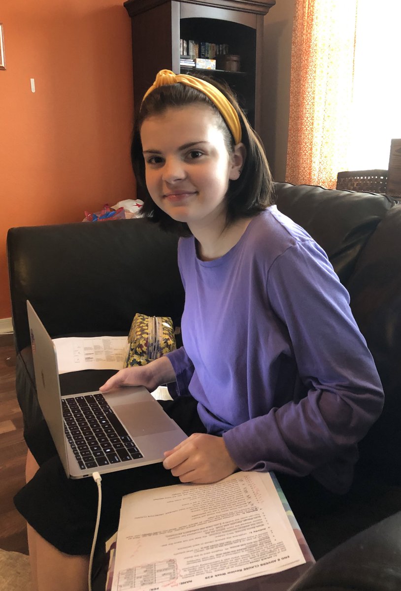 JasonCourvill11's tweet photo. Day 1 of Kinkaid MS distance learning. They were ready to get to work! #KinkaidAtHome https://t.co/KiZbxXMiGJ