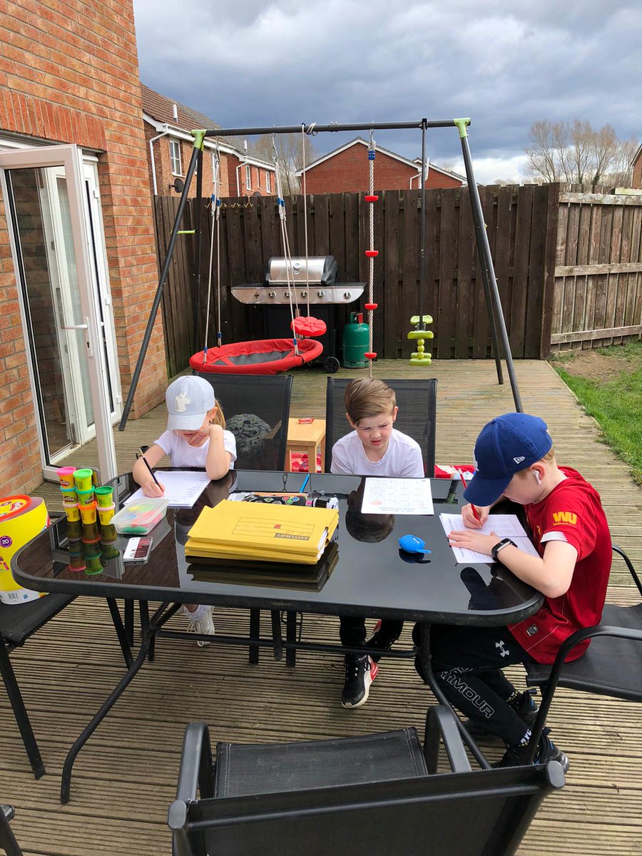 Outside working this morning 😊 xx <a href="/calderbridgeps/">Calderbridge Primary School and Nursery Class</a>