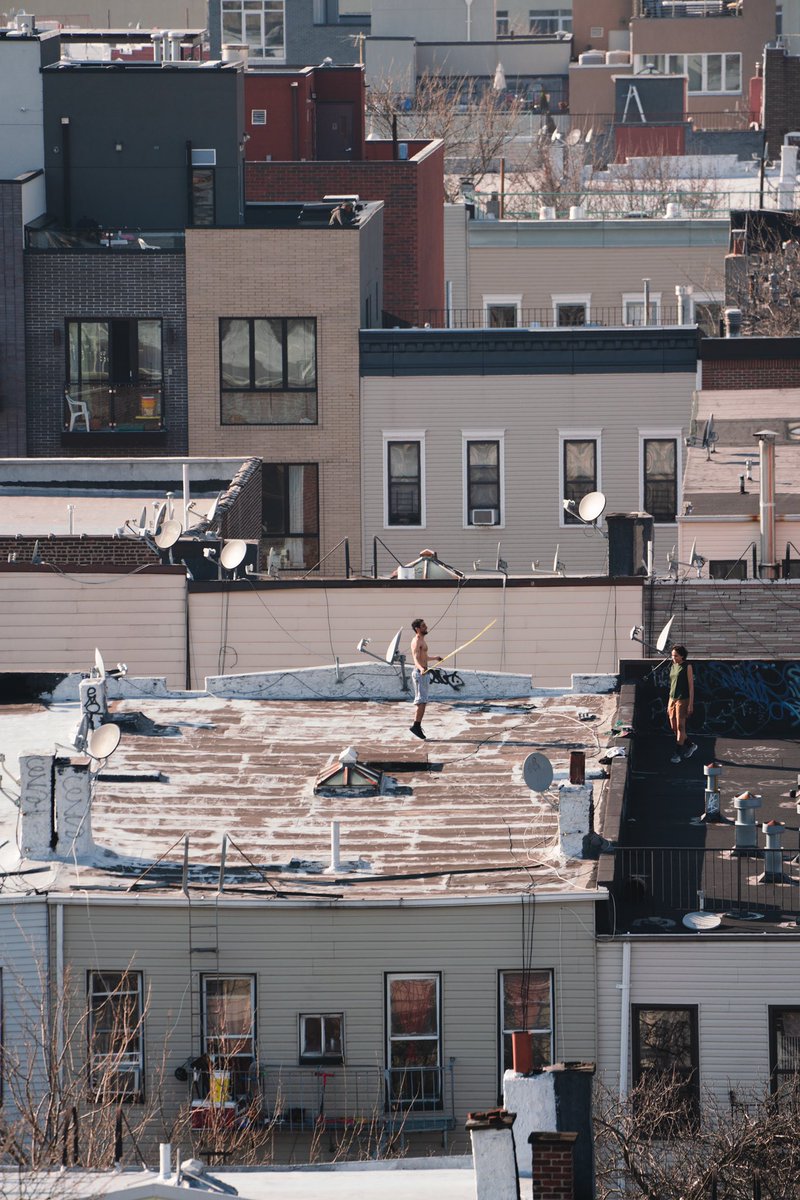 jerm_cohen's tweet photo. I shot the whole series from the safety of my own apartment.

My Quarantine Rooftop Culture series, is featured in this issue which is a guide to surviving the plague we’re living through. https://t.co/FMrf7RgOoQ