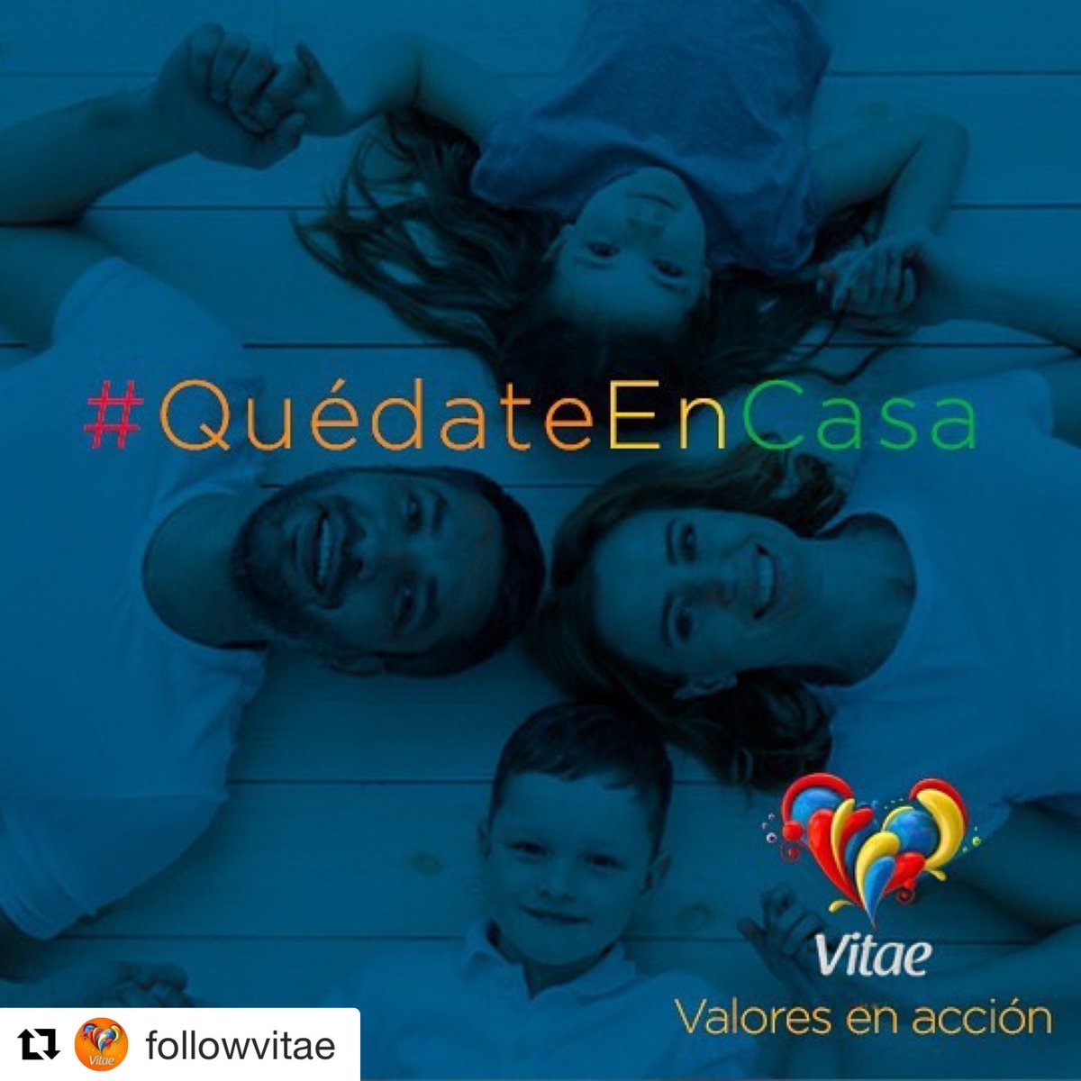 VitaeFest's tweet photo. #Repost @followVITAE ・・・
En tiempos de Pandemia es cuando más debemos poner en acción los valores como la familia, el respeto, el encuentro, el amor, la solidaridad. #StayHome #QuédateEnCasa #FicaEmCasa https://t.co/pl713iFi5b