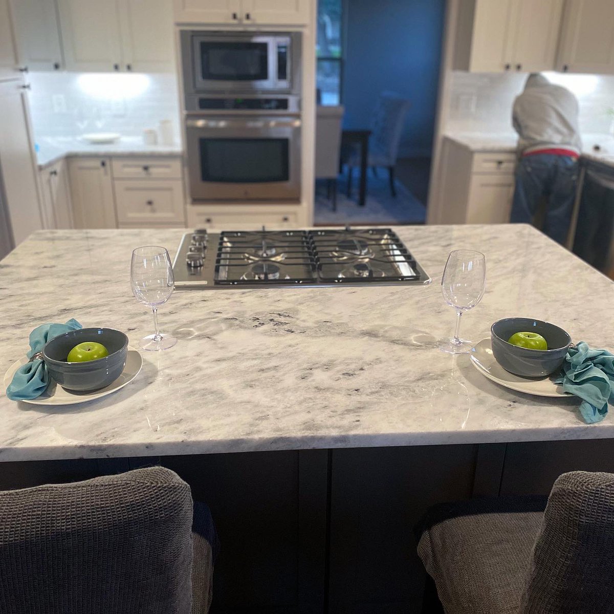 GraniteBros's tweet photo. Install done in the Harker Heights area. The name of the Stone is Shadow Storm ⛈ #GraniteCountertops #ShadowStorm #Granite https://t.co/ICbrR00BYb