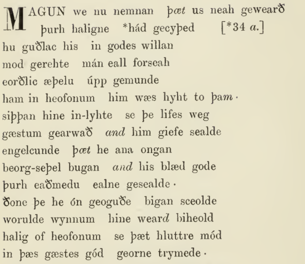 utanlondes's tweet photo. Guthlac obeyed God's will, rejected sin &amp; pride, &amp; thought on heaven with joy since Christ blessed him with holy gifts, so he lived alone in the mountains &amp; sanctified the spirit that he had in youth given to worldly pleasure. An angel watched him &amp; strengthened him spiritually. https://t.co/deiUg4UoJf