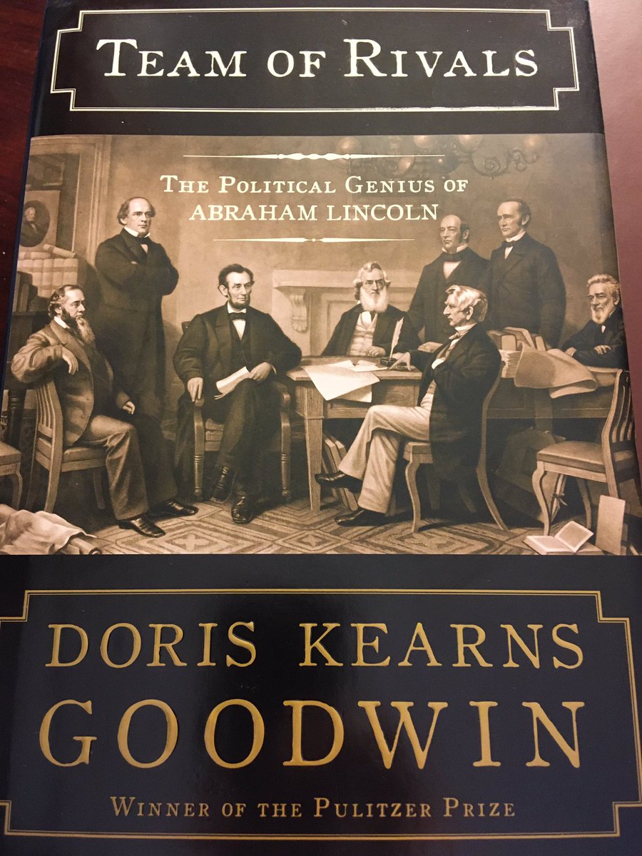 Suggestion for March 30 ... Team of Rivals: The Political Genius of Abraham Lincoln (2005) by Doris Kearns Goodwin.