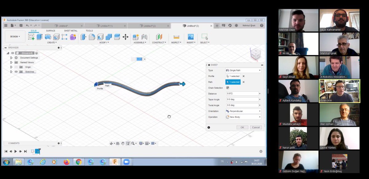 burhan şengün (@burhansengun) on Twitter photo Her şey öğrencilerimize daha fazlasını verebilmek için!
Fusion360 Eğitmen Eğitimimiz devam ediyor. <a href="/EvrenArin/">Evren Arın</a>
<a href="/AutodeskTR/">Autodesk Türkiye</a> @fusion360 <a href="/Jr_robotics/">Jr.Robotics</a> <a href="/mahmutignak/">mahmutignak</a> <a href="/aliihsanak70/">ALIIHSAN AK</a> Her şey öğrencilerimize daha fazlasını verebilmek için!
Fusion360 Eğitmen Eğitimimiz devam ediyor. <a href="/EvrenArin/">Evren Arın</a>
<a href="/AutodeskTR/">Autodesk Türkiye</a> @fusion360 <a href="/Jr_robotics/">Jr.Robotics</a> <a href="/mahmutignak/">mahmutignak</a> <a href="/aliihsanak70/">ALIIHSAN AK</a>