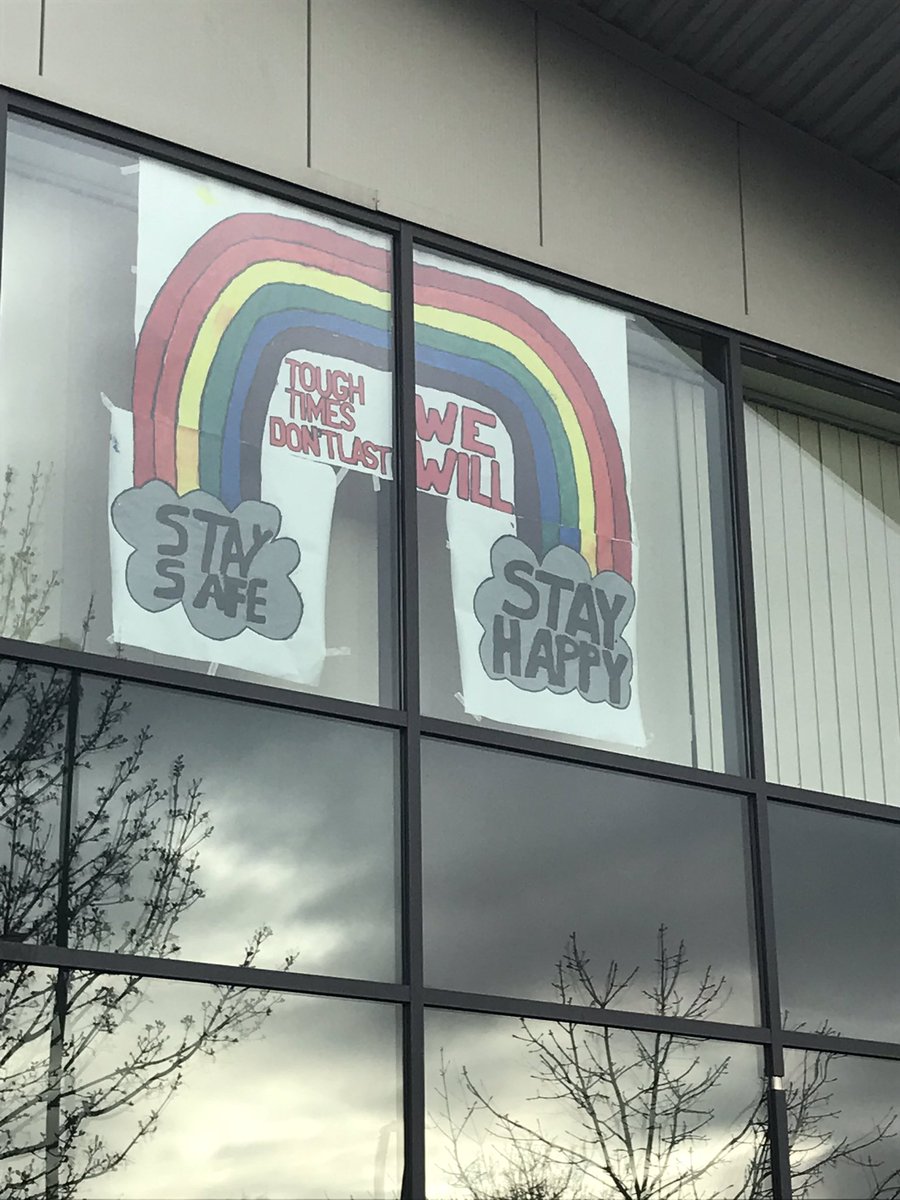 OutwoodNewbold's tweet photo. Showing our support to the community and world. Stay safe everyone. #OutwoodFamily https://t.co/XcSQBUmzQ8