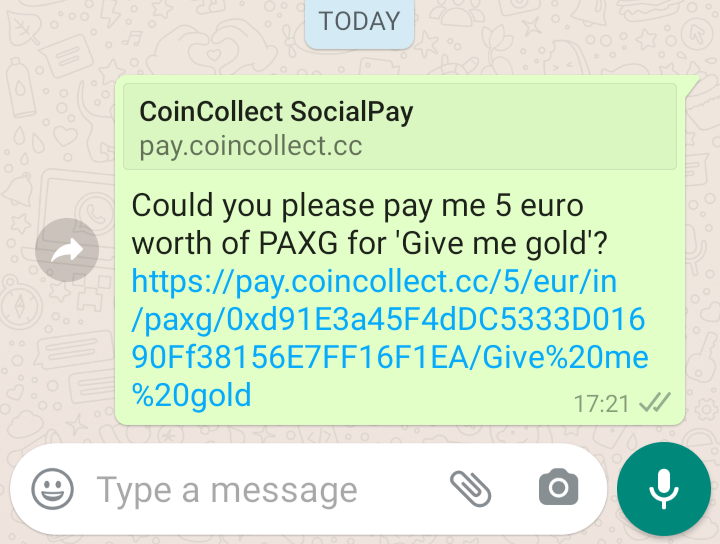 jurjendevries's tweet photo. @CoinCollectHQ @PaxosGlobal Interesting that people now can get virtually gold by a 'Tikkie'. Never seen it that easy before. #cryptocurrency #GOLD #PAXG #CoinCollect #tikkie #payrequest https://t.co/8XADEehxsY