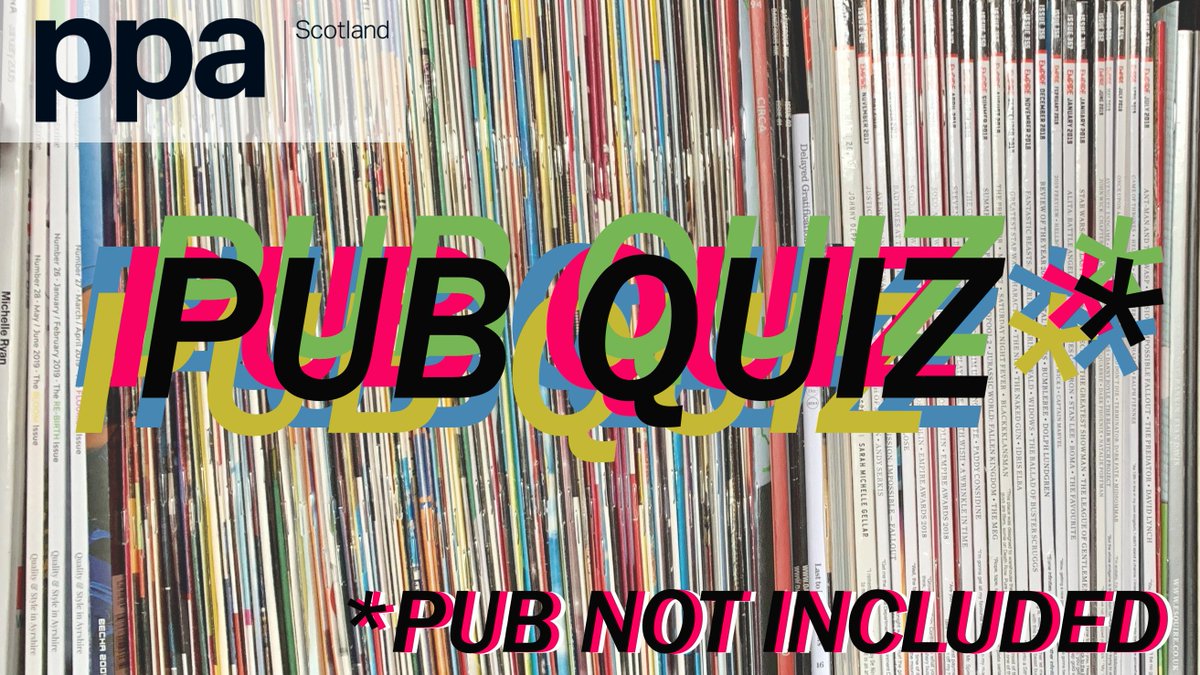 Are you a pub quiz champion in waiting? Why not test yourself at our virtual event tomorrow evening?? Everyone welcome. Boredom alleviation guaranteed. 
eventbrite.co.uk/e/ppa-scotland…