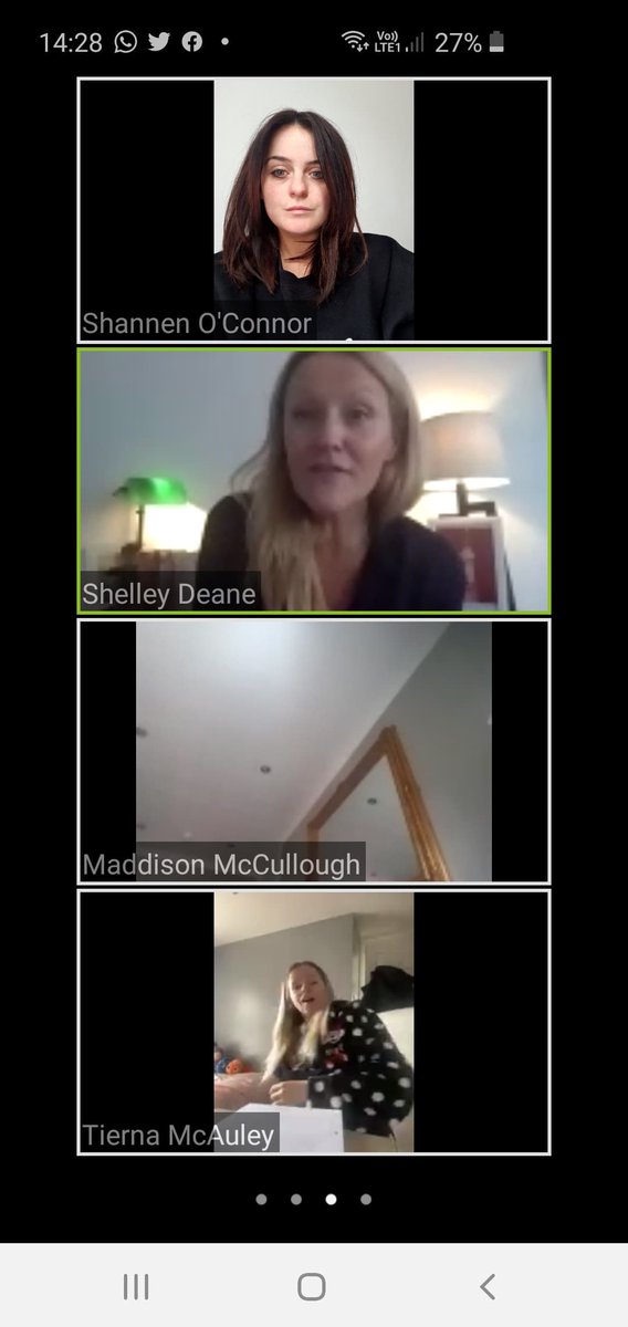 Great to have Dr Shelly Denen today using voom app with a few of our girls discussing Emotional wellbeing with ouselfesand other during this unknown times <a href="/BeyondSkin/">Beyond Skin</a> #youthworkstillworks