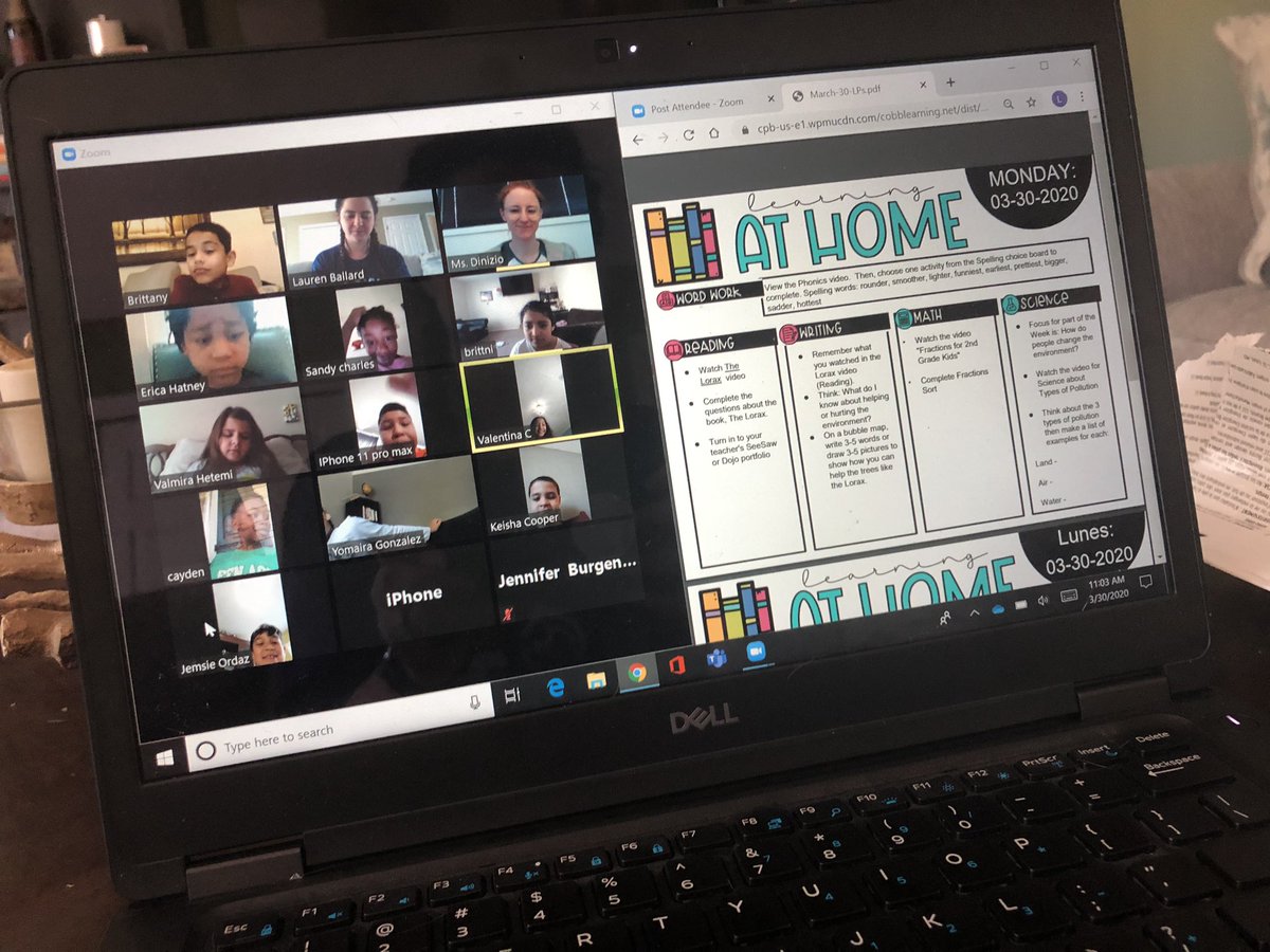 Lt_Ballard's tweet photo. Loving our Monday Morning Meetings with our sweet 2nd graders 🌞🥰 #UltimateLearningExperience #DigitalLearning @MabletonES https://t.co/mC6kAOVPn3