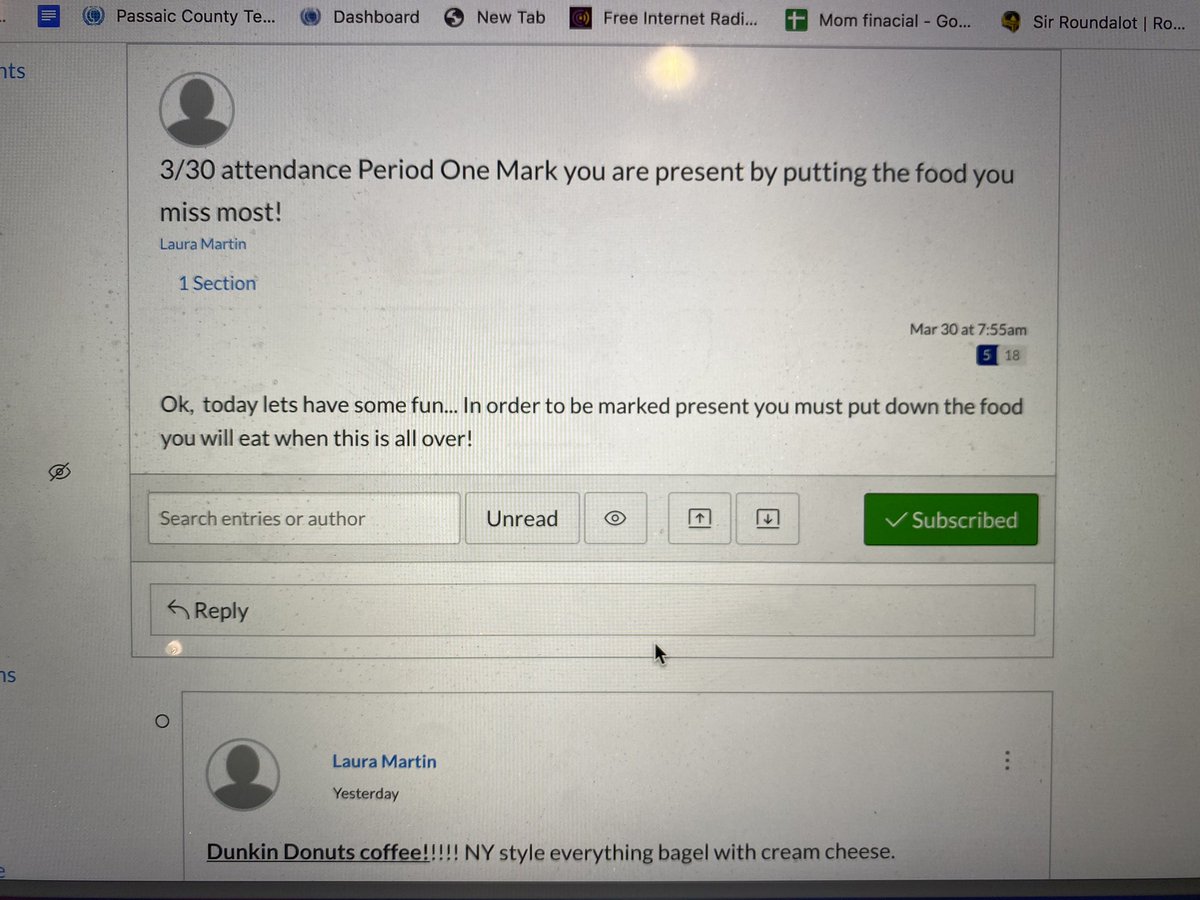 PCTVS_ASLCLUB's tweet image. Can’t always be too serious, to do attendance period one today had to put down the food they can’t wait to eat when this is over! For me it was DD coffee, kids seem to miss Starbucks, Chic Fila, pizza and Chinese food.  🌮🍔☕️🥡🍗#pctvs #missmykids