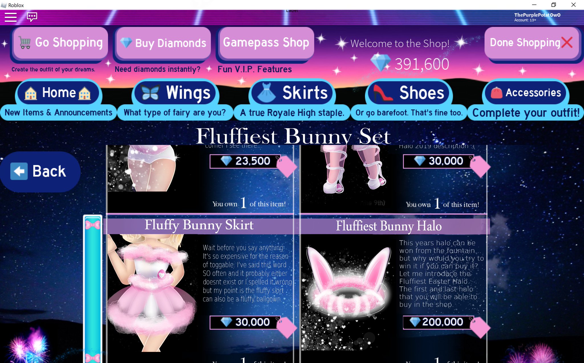 Piper On Twitter Easter Set With A Halo Fluffiest Bunny Set A Value Of 283 500 The Entire Set Has Toggable Features You Can Even Toggle The Bunny Ears On The Halo That - karina roblox royale high