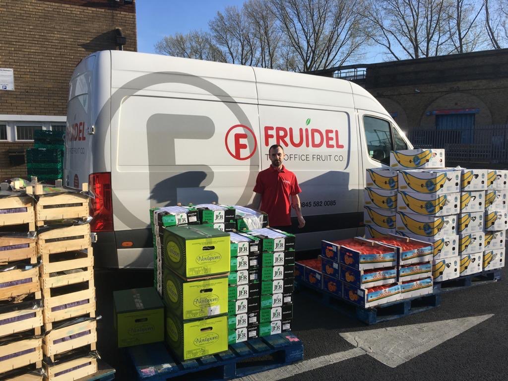 TusPark families, our fruits are on the way to the food bank now. 🍎Since most people work from home now, our fruit supplier helps us deliver the fruits we order for members to the food bank to help the people at this time of need. Let's get through the difficult times together.