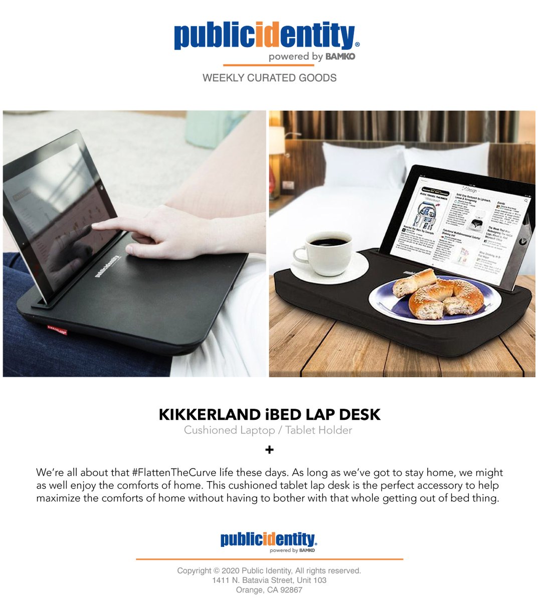 publicidentity's tweet photo. Maximize the comforts of home with the iBED Lap Desk
#publicidentityiseverywhere #branding #promo https://t.co/mhcpRKE3aB