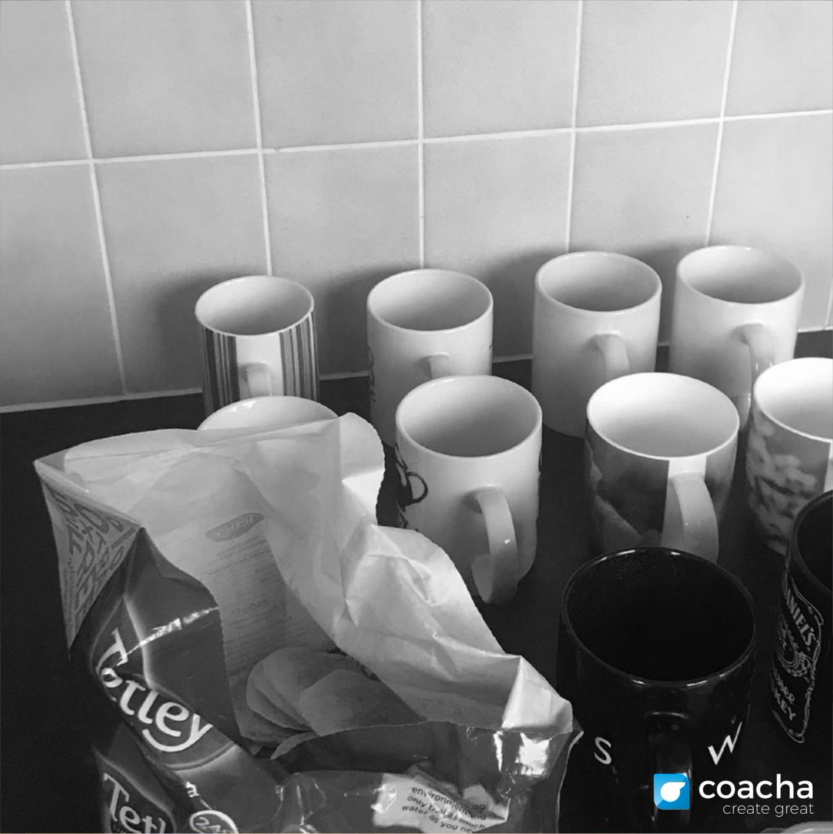 CoachaSoftware's tweet image. Feature development meetings call for lots of caffeine! ☕