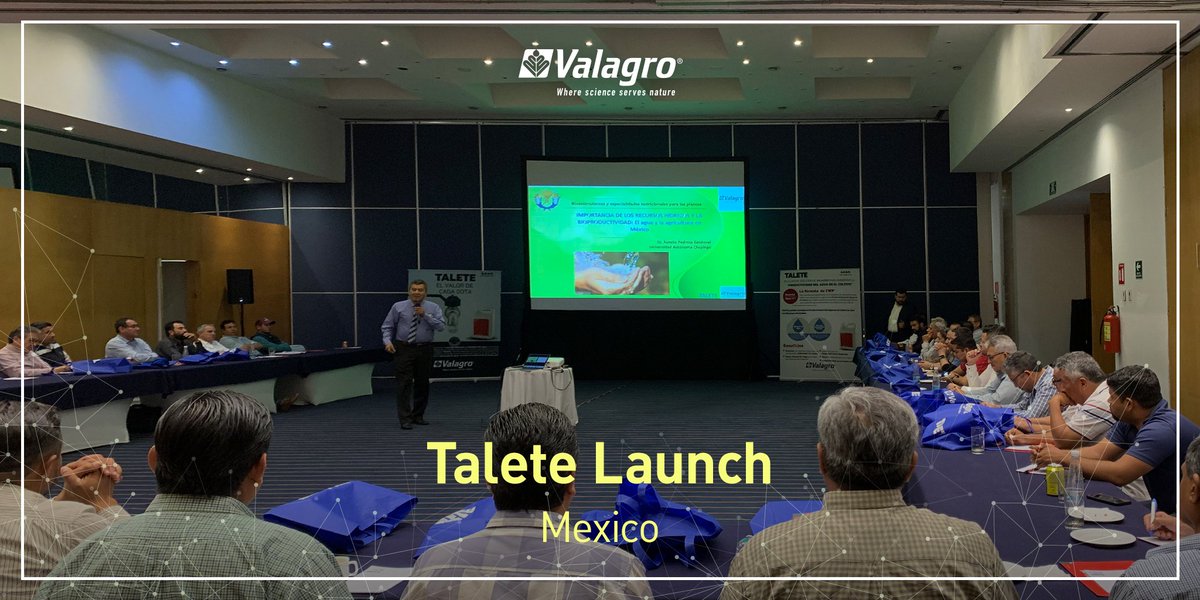 SyngentaBiolog's tweet photo. 4 meetings in northern Mexico, which were attended by Dr. Aurelio Pedroza Sandoval of the Universidad Autónoma Chapingo and Mauricio Navarro, Asesor Independiente and more than 170 farmers. These are the numbers of the launch of Talete, our biostimulant for #CropWaterProductivity https://t.co/DvPF2gaKgZ