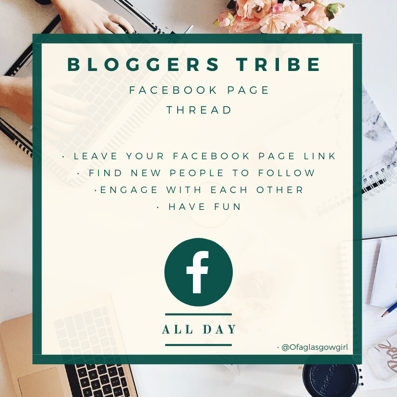 BloggersTribe's tweet photo. Hey Everyone  😁Happy Tuesday ✌️

It's Facebook day 💻 we all know how hard it can be to grow our facebook pages so let's all help each other 🌱

Join The Bloggerstribe FB Group Today! - https://t.co/Ja1bX8s9Dw

- Ofaglasgowgirl

#bloggerstribe https://t.co/psOzbpcDkK