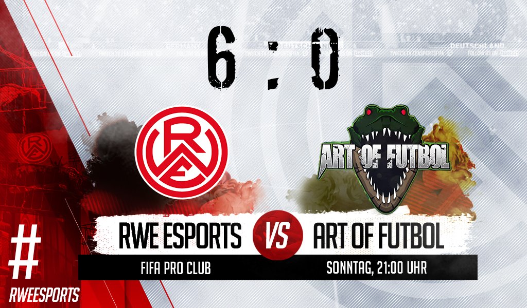 Mit einem dicken Ausrufezeichen starten unsere Jungs nach einer top Vorbereitungsphase in die VPG Saison.

⚽️⚽️⚽️ RWE_Levin10x
⚽️⚽️RWE_Sipan95x
⚽️Apollo_12x

🎯🎯Apollo_12x
🎯RWE_Levin10x
🎯RWE_Sipan95x
🎯Bright_Bad

MVP🏅
RWE_Levin10x
🇮🇩 #rweesports 🎮